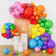 Rainbow Balloon Garland Kit 162PCS Colorful Party Decorations - $29.99
