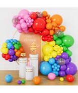 Rainbow Balloon Garland Kit 162PCS Colorful Party Decorations - $29.99