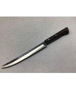 EKCO Knife Flint Vanadium 4.75&quot; Serrated Blade Stainless Arrowhead Vinta... - £15.10 GBP