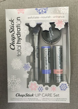 Chapstick total hydration Lip Care Set:Lip Scrub,Lip Oil,1Natural&amp;1Moist... - £9.65 GBP