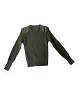 DSCP Valor Collection Army Green Wool Knit Military Crewneck Sweater Siz... - £40.18 GBP
