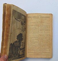 Rare 1788 Bound Volume Columbian Magazine Newbold Plantation Indian River DE - £721.16 GBP