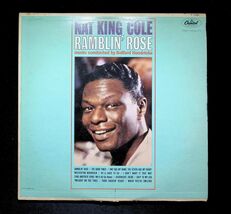 Nat King Cole Ramblin' Rose LP 1962 Capitol Jazz Pop - $0.98