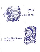 1999 PN-G (Port Neches-Groves, TX) HS Class of &#39;59-40-Year Reunion Booklet - $186.31 MXN