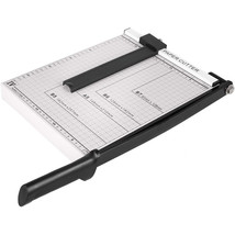 12&quot; Paper Cutter A4 To B7 Metal Base Guillotine Page Trimmer Blade Scrap... - $41.99