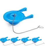5 Pieces Toilet Flapper Replacement Part 3 Inch Rubber Toilet Flapper Wi... - $54.82 CAD