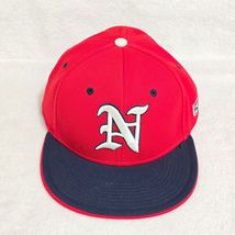 VTG The Game Pro Gametek Embroidered N Baseball Hat Fitted Red Blue GP34... - $40.57 CAD