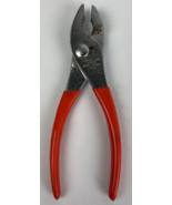 LUSTRE LINE Orange Handle Drop Forged Slip Joint Pliers 6 1/2&quot; Japan - O... - $22.99 CAD