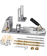 Pocket Hole Jig Kit, Professional And Upgraded All-Metal Pocket Screw Jig. - £76.01 GBP