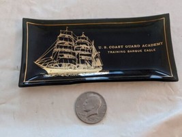 USCCG Coast Guard Training Barque Eagle Curtis Bay Maryland Glass Ash Pi... - $19.73