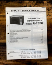 Sharp R-7350 Microwave  Service Manual *Original* - $14.47