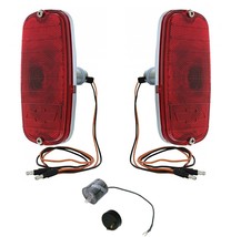 60 61 62 63 64 65 66 Chevy Fleetside GMC Truck Tail Light Assembly &amp; Flasher Pr - £90.48 GBP