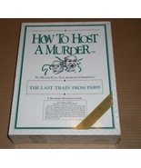 How To Host A Murder Game The Last Train From Paris Vintage 1986 Sealed - £19.74 GBP