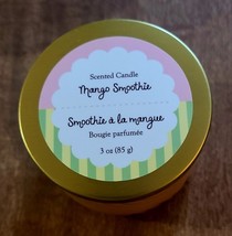 Mango Smoothie Scented Candle  3 oz In Decorative Jar With Lid NEW - $32.80 CAD