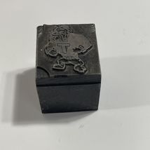 Vintage Printing Block Bulldog Football Mascot Texas / Tennessee? 3/4” x... - €16,45 EUR