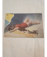 1940s cheescake pinup postcard comic theme seeing stars - $20.37 CAD