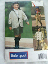 Vogue 8794 Childs Jacket skirt pants little sport Pattern sz 2 3 4 Uncut F Fold - £9.45 GBP
