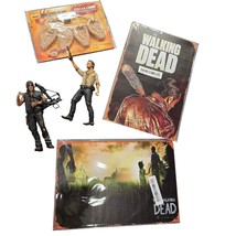 The Walking Dead AMC TV Negan Metal Art Rick Grimes Daryl Dixon Figurine... - $26.99