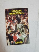 Vintage 1980s University of Oregon Ducks Basketball Pocket Schedule 1985... - $11.75