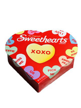 The Original Sweethearts Assorted Hard Valentine&#39;s Day Candy Box 5 Oz - £14.14 GBP
