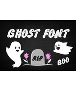 Ghost Font | Horror Font | Ghost Letters | Cool Font | Funny Font | Halloween  - $10.00