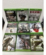 Xbox 1 game lot 9 Call of duty gears evil Jedi watch dogs - $933.49 MXN