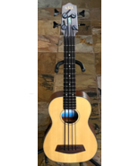 Kala U-Bass SSMHG-FS-Original Case-Built In Tuner &amp; Electronics-Frog Hea... - $327.25