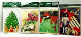 3-D Christmas Cards  New Sealed Packs 8 cards Total - £8.52 GBP