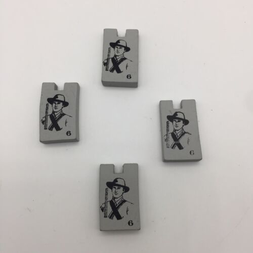 4 GRAY Sharpshooter Sergeant Pieces Stratego America’s Civil War Collectors 2007 - £6.22 GBP