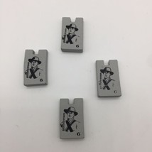 4 GRAY Sharpshooter Sergeant Pieces Stratego America’s Civil War Collect... - £6.27 GBP