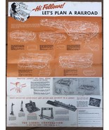 Vintage Lionel Train Let’s Plan A Railroad  Instructions 1952 - $345.75 MXN