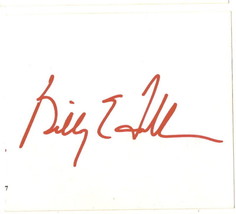 Billy Joel Tolliver Autographed Index Card Football Signed - $9.55