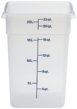 Cambro (22SFSPP190) 22 qt Polypropylene Food Storage Container - CamSquare® - $44.00