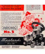 1953 Union Roller Skates Advertisement Ringling Barnum &amp; Bailey Circus F15S - $49.03 CAD