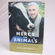 SIGNED Mercy For Animals One Man&#39;s Quest To Inspire Compassion Hardcover Book DJ - £10.85 GBP