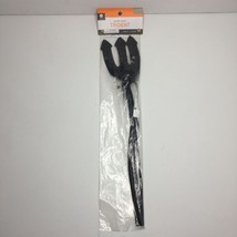 Halloween Costume Black Devil Trident 18&quot; Youth Sequin Bling Fork Feather - $11.99