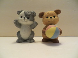 Vintage Avon Best Buddies Porcelain Figure Collection: "Puppies Playing Ball" - $7.91