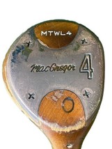 MacGregor Tourney MTWL4 Persimmon 4 Wood RH Action 4 Stiff Steel 41" Vintage - £27.01 GBP