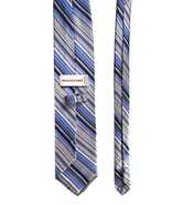 PRONTO UOMO Vintage Tie Silk Striped Blue Handmade Professional - $651.68 MXN