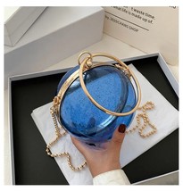 Luxy Moon Acrylic Transparent Women Clutch Bag  Evening Chain  Bag Handbag Barre - £54.95 GBP