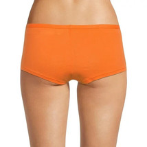 No Boundaries Women&#39;s Cotton Boyshort Panties Size SMALL Orange Sherbet - £8.92 GBP