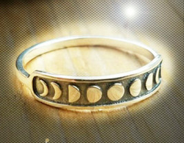 FREE W $49 Haunted RING 14X WARNING PSYCHIC MOON'S HALO MAGICK WITCHES CASSIA4 - Freebie