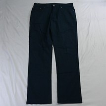 Haggar H26 34 x 32 Navy Blue 5 Pocket Stretch Chino Pants - £14.15 GBP