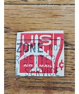 US Stamp US Air Mail 7c Used Red &quot;Zone&quot; Cutout - $0.99
