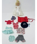 Vintage Vogue Ginny Doll Straight Walker Blonde Blue Eyes Clothing Outfi... - $735.75 MXN