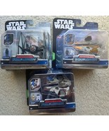 Star Wars Obi Wan & Anakin Jedi Interceptor & Tie Fighter Micro Galaxy Squadron - $64.35