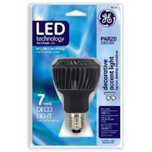 GE&#39;s 7 Watt LED PAR20 Lamp Standard Light Base - £12.44 GBP