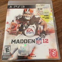 Madden NFL 12 Playstation 3 PS3 Tested  Clean Disc CIB - £3.09 GBP