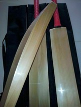Plain Custom Hand Made English Willow Cricket Bat 41 mm Big Edges Same GM - £111.75 GBP