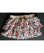 Garanimals Butterfly Cheetah Ruffled Elastic Waist Skort Girls 3 Teir Sk... - €10,15 EUR